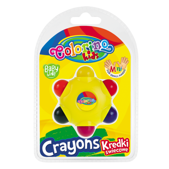 Crayons - Wax Crayons Star Set of 6 - (Colorino)