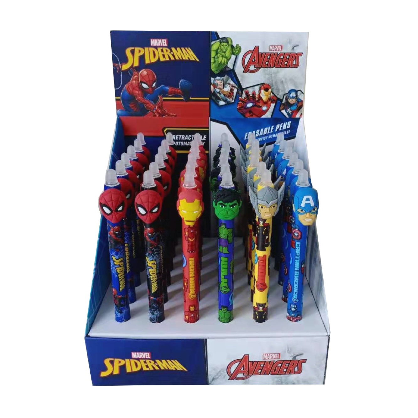 Pens - Erasable Pen Disney Spiderman/Avengers - (Colorino)