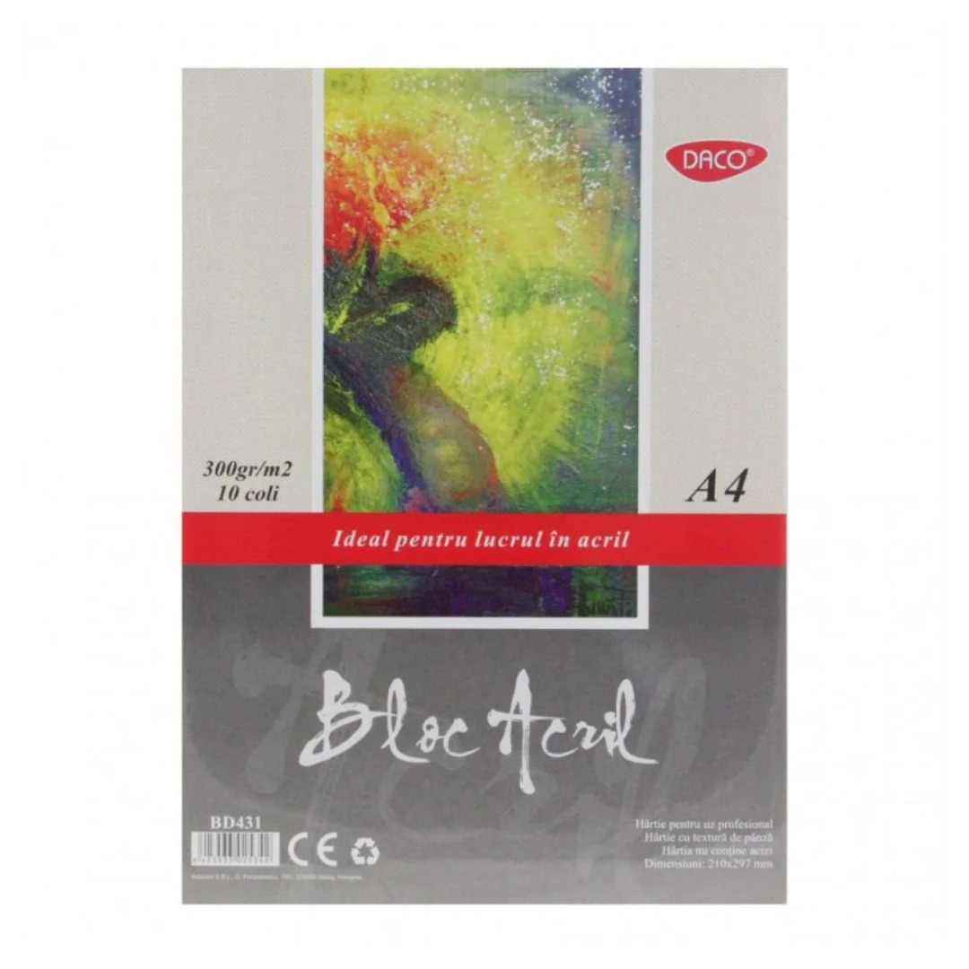 Sketchpads - Acrylic Sketch Pad 300gsm - (Daco) - A4