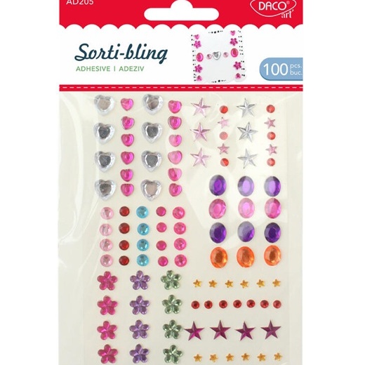 Crafts - Self Adhesive Gem Stones - (Daco)