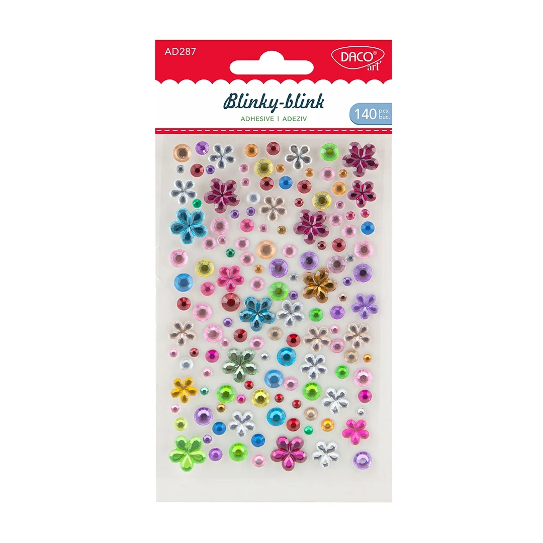 Crafts - Self-Adhesive Flower Gem Stones - (Daco)