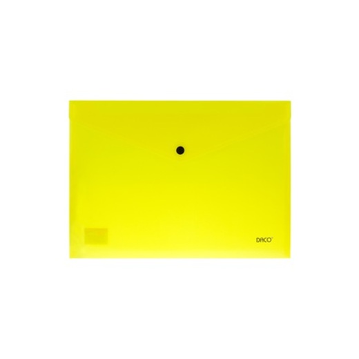 Folders - Neon Colour A4 Button Folder - (Daco)