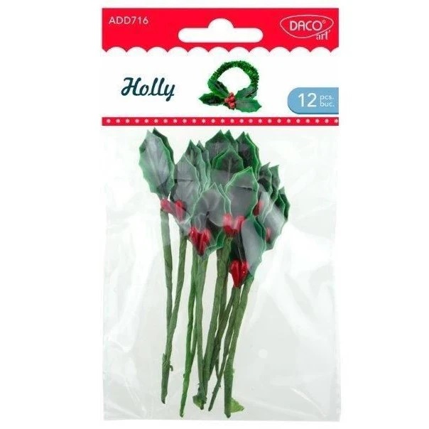 Decoration - Holly - (Daco Art)