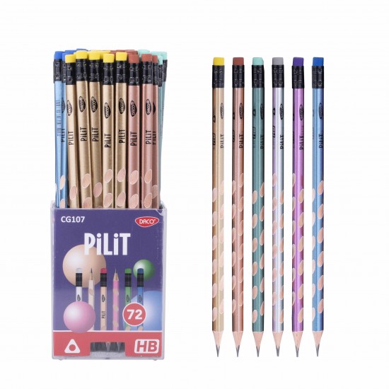 Pencils - HB Pencil With Eraser - (Daco Pilit)