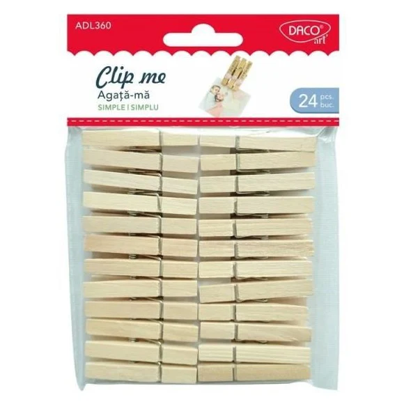 Crafts - Wooden Pegs - (Daco)