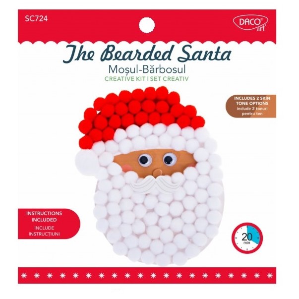 Decoration - The Bearded Santa - (Daco Art)