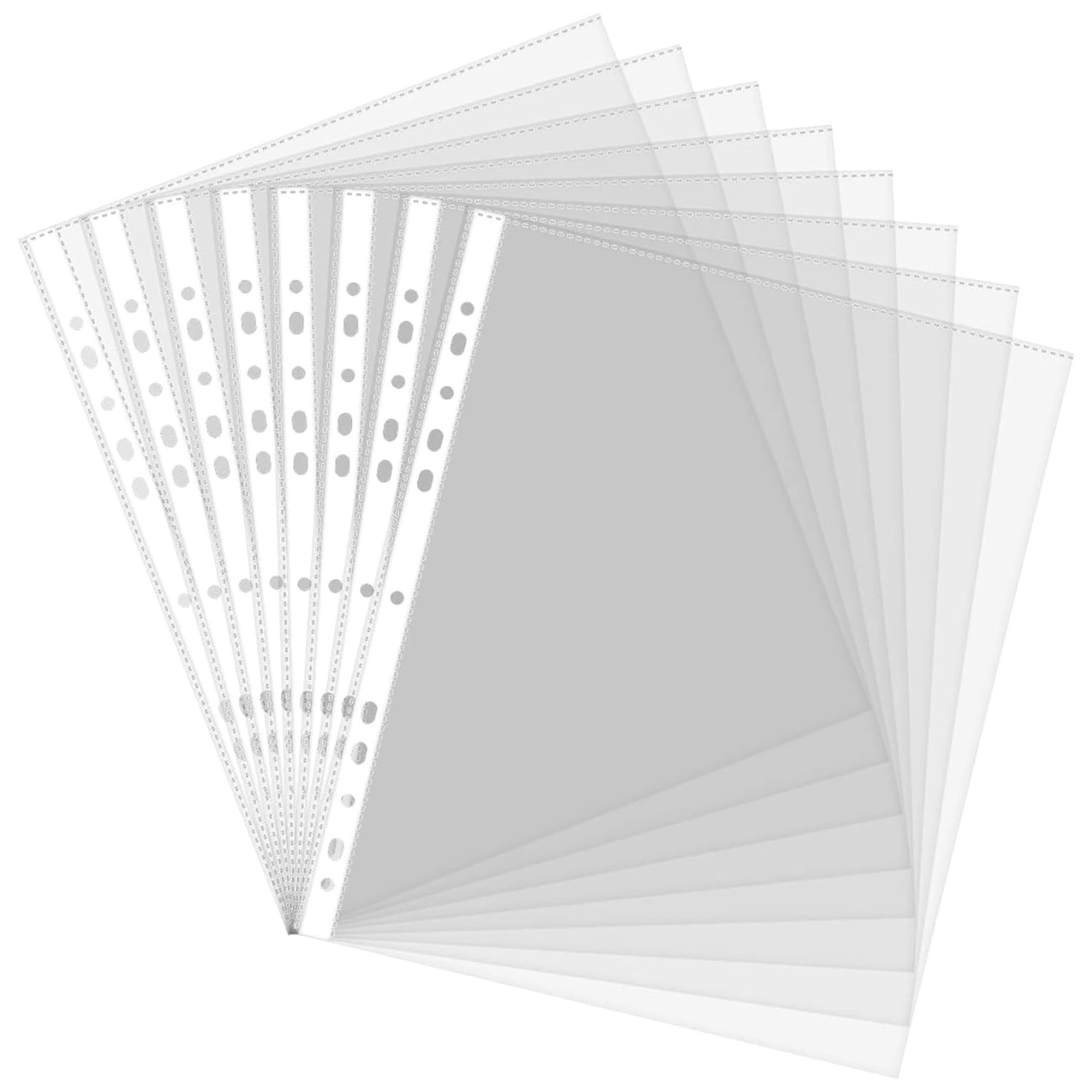 Punched Pockets A4 - Pack of 100 (45 microns) - (Merit)