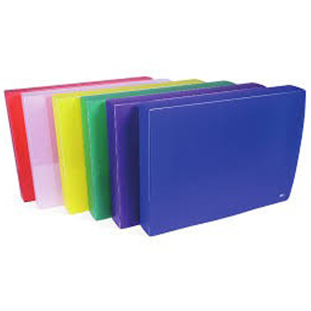 Files - Soft Box Files With Elastic 50mm - (Merit)