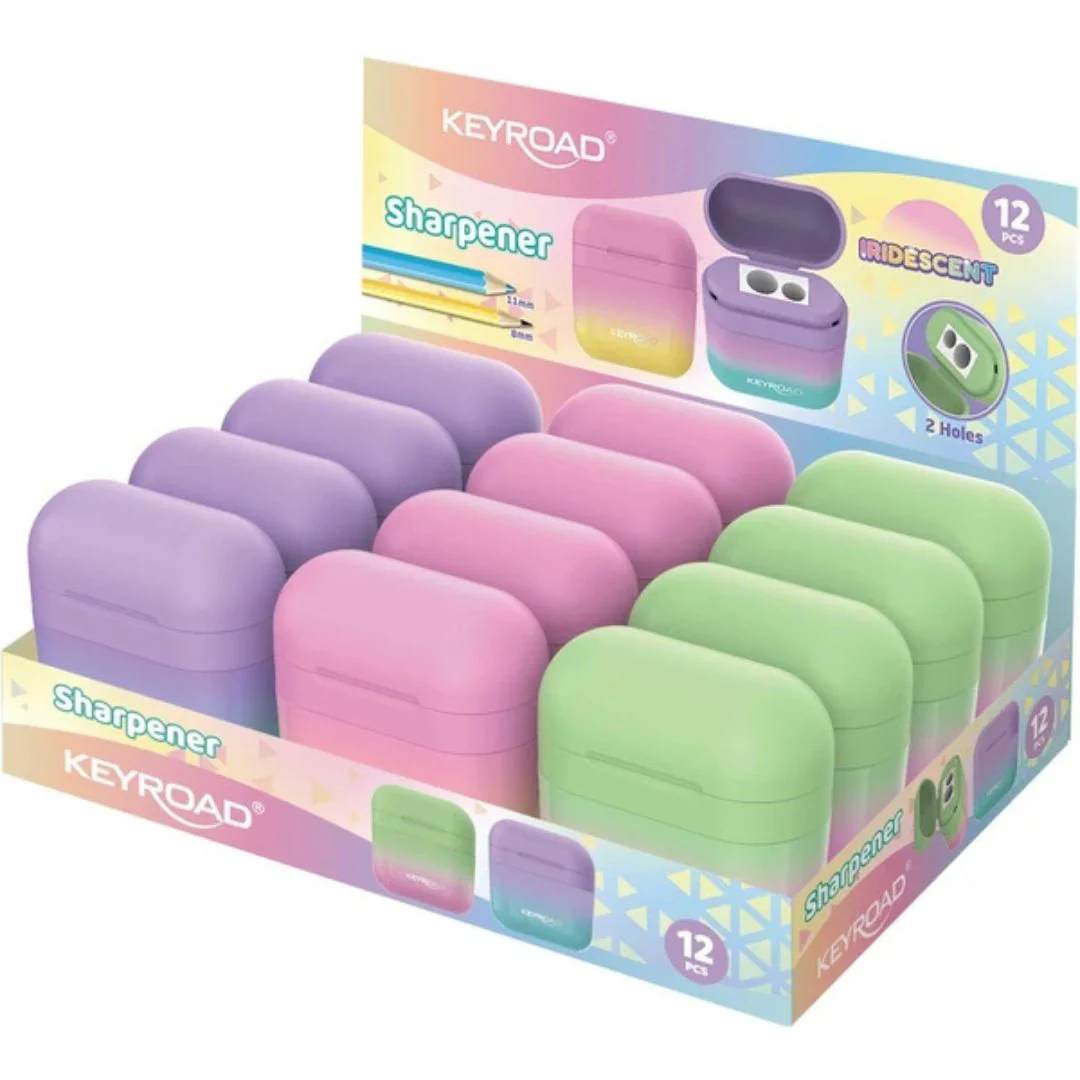 Sharpener - 2 Hole Pastel Sharpener - (Keyroad)