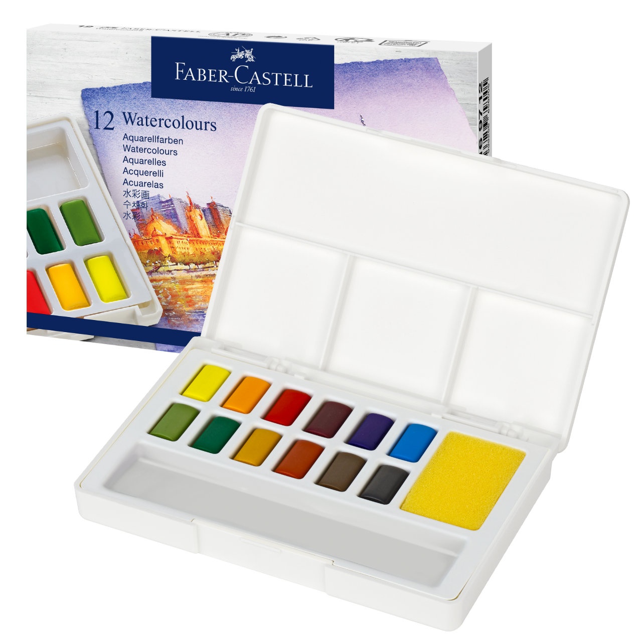 Watercolours - Watercolours By 12 - (Faber Castell)