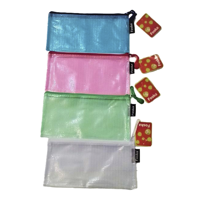 Folders - DL Mesh Zip Folder/Bag - (Foska)