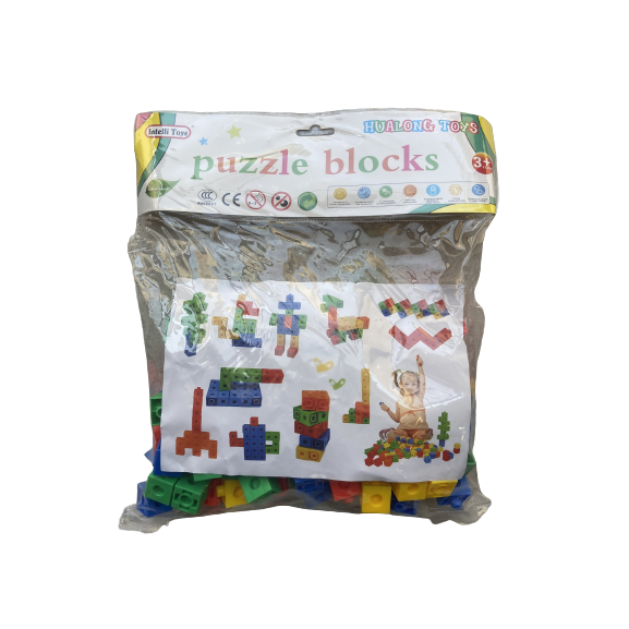 Interlocking Linking Cubes 100 Pcs - (Intelli Toys)