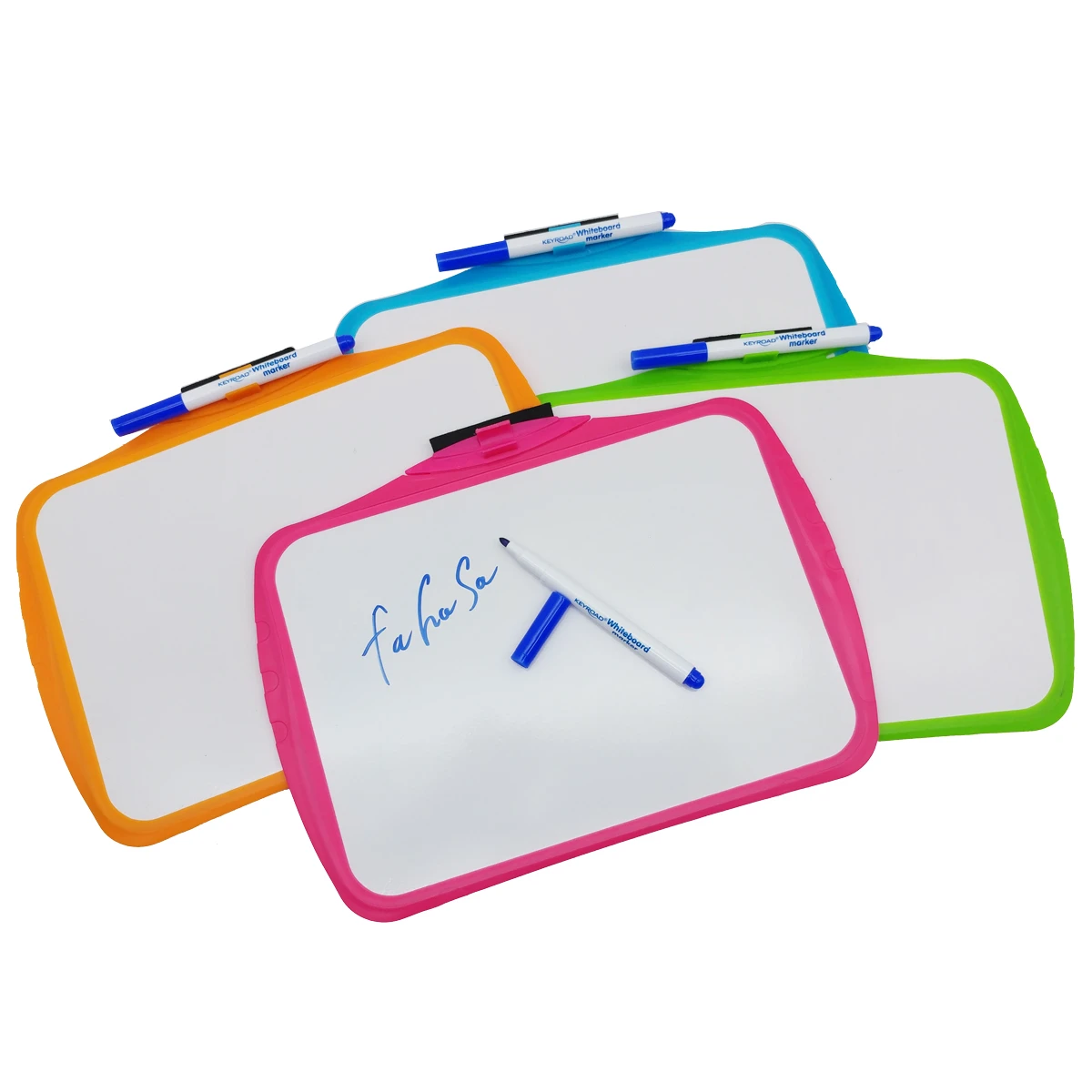 Whiteboards - Double Sided Whiteboard with Plastic Frame - (Keyroad)