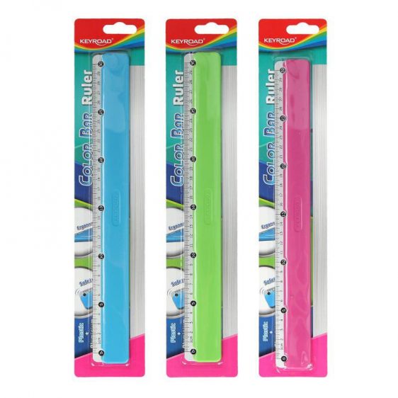 Rulers - 30cm Colour Bar Ruler - (Keyroad)