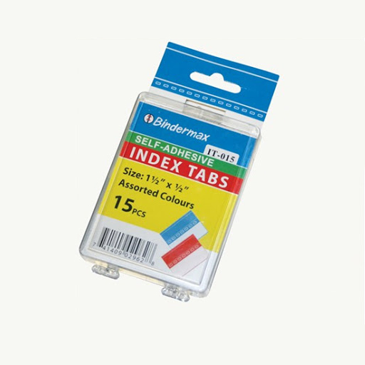 Dividers - Self Adhesive Index Tabs - (Bindermax)
