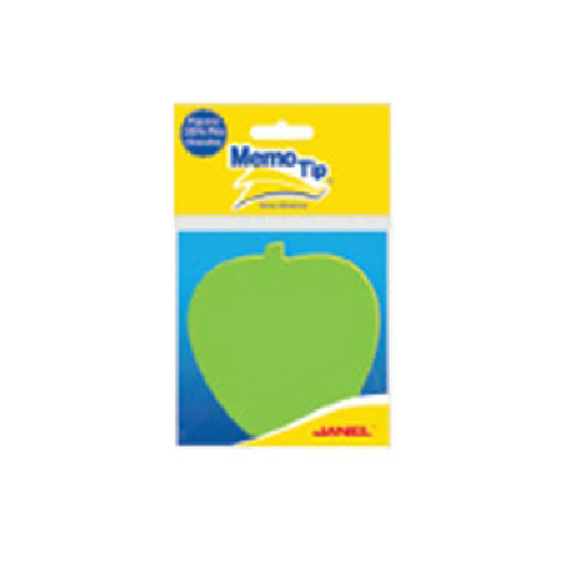 Sticky Notes - Self Stick Shape Notes - (Memo Tip) - Apple