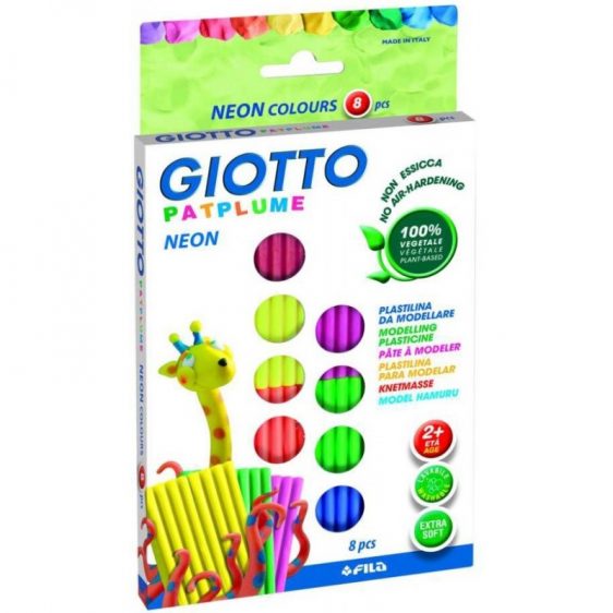 Plasticine - Neon Colours Plasticine - (Giotto)