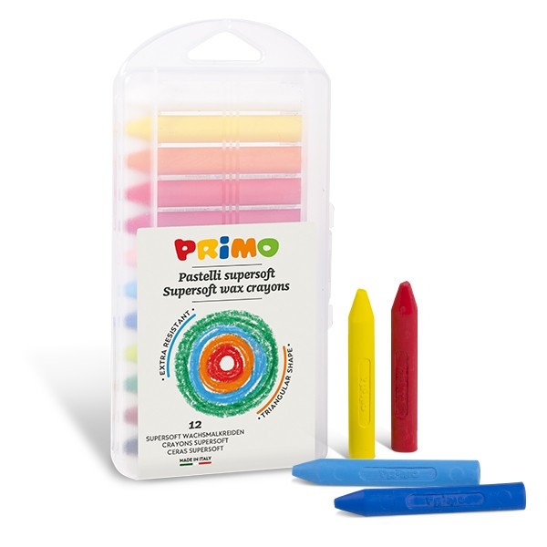 Crayons - Super Soft Wax Crayons - (Primo)