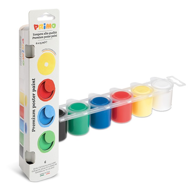 Paint - Premium Poster Paint - (Primo) - Set of 6