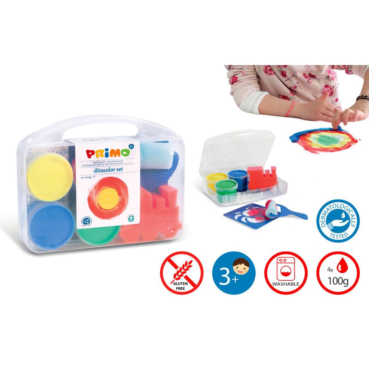 Paint - Finger Paint Set - (Primo)