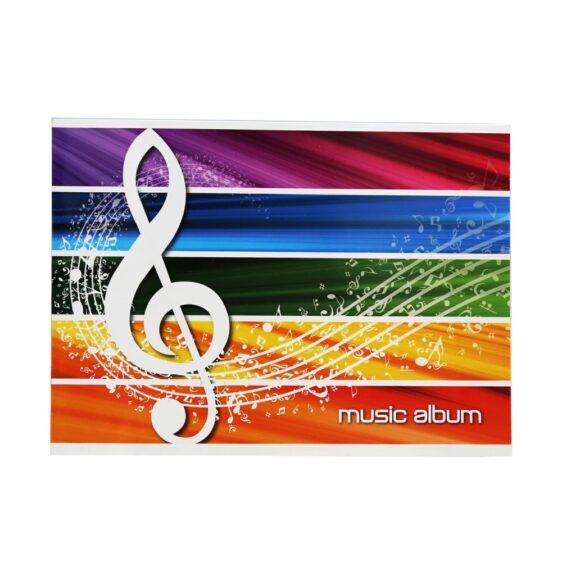 Music Books - Music Book with pentagram lines - (Blasetti)