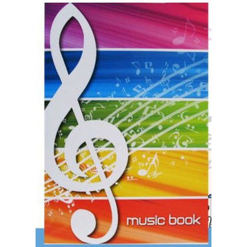 Music Books - Music Book with pentagram lines A4 - (Blasetti)