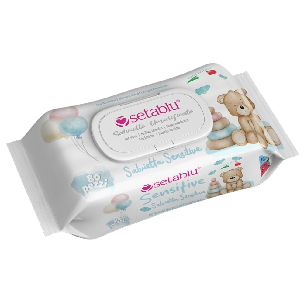 Wipes - Large Packet of Baby Wipes - (Setablu)