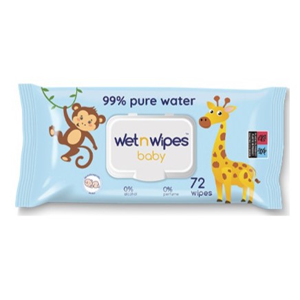 Wipes - Large Packet of Baby Wipes - (Wet n Wipes)