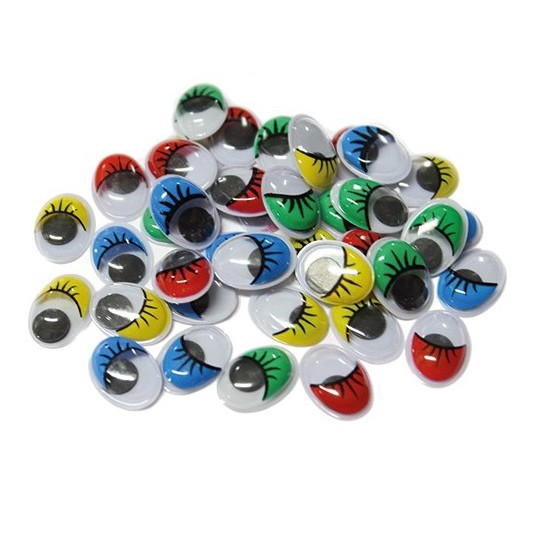 Crafts - Coloured Googly Eyes - (Apli)