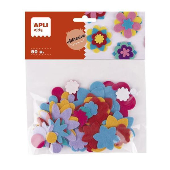 Crafts - Adhesive Felt Flowers - (Apli)
