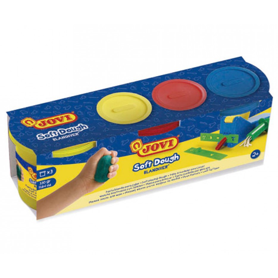 Play Dough - Set of Soft Dough by 3 - (JOVI)