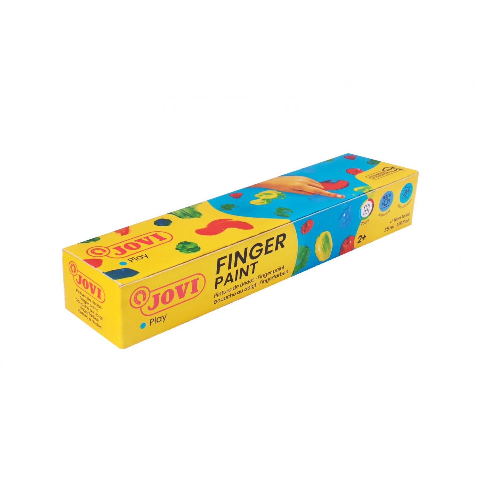 Paint - Finger Paint - Pack of 5 Colours - (JOVI)