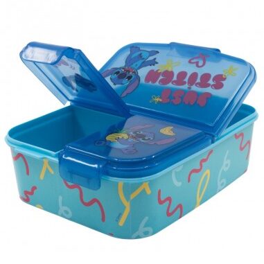 Boxes - Stitch Lunch Box with 3 Compartments - (Disney)