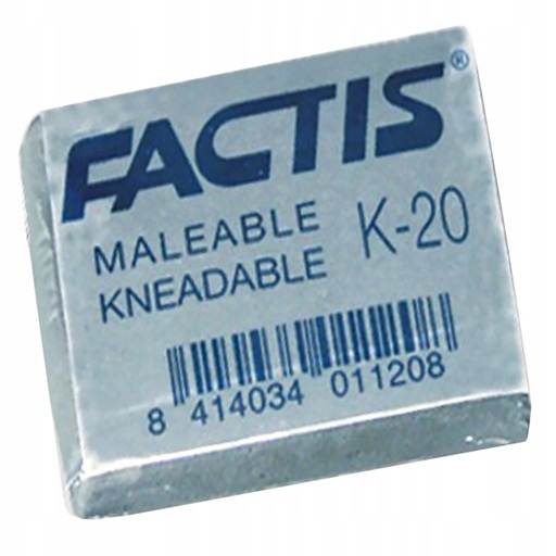 Erasers - Maleable Kneaded K-20 Eraser - (Factis)