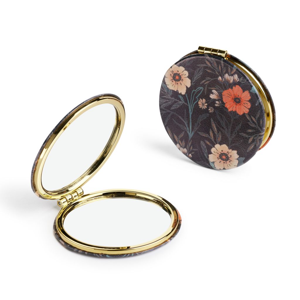 Double Pocket Mirror - (British Bloom)