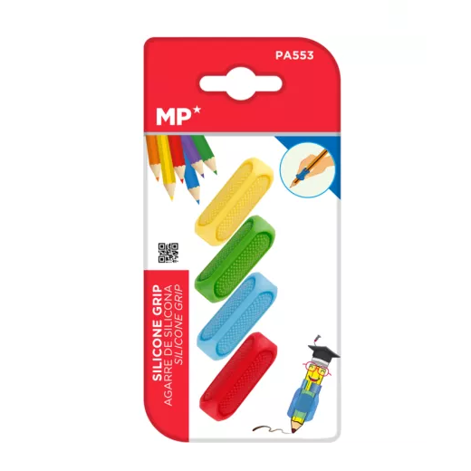 Pencil Grips - Silicone Pencil Grips By 4 - (Main Paper)