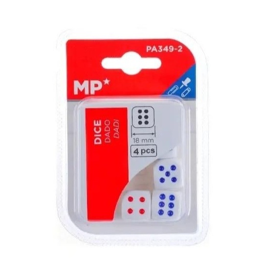 Dice - Set of 4 Dice - (Main Paper)