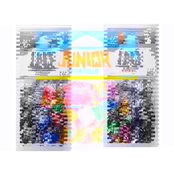 Crafts - Multi Coloured Leaf shaped Foil Confetti - (Junior)