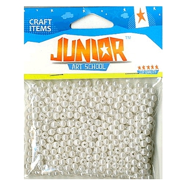 Crafts - Pearl White Beads - (Junior)
