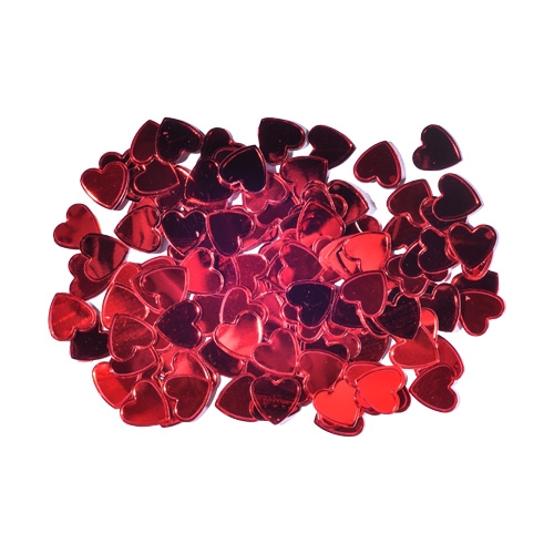 Confetti - Shiny Red Hearts Confetti - (Junior)