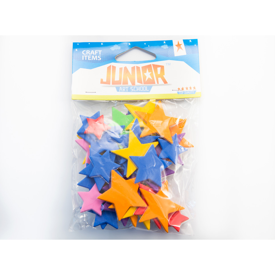 Stickers - Foam Stars - (Junior)
