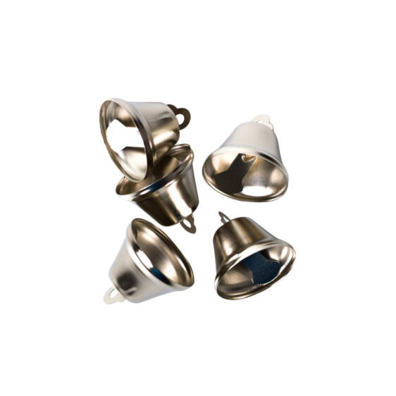 Crafts - Bells Silver Pack of 5 - (Junior)