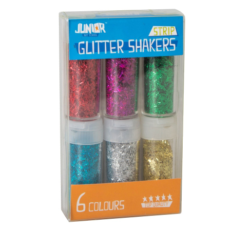 Glitters - Glitter Strip Shakers Set of 6 - (Junior)