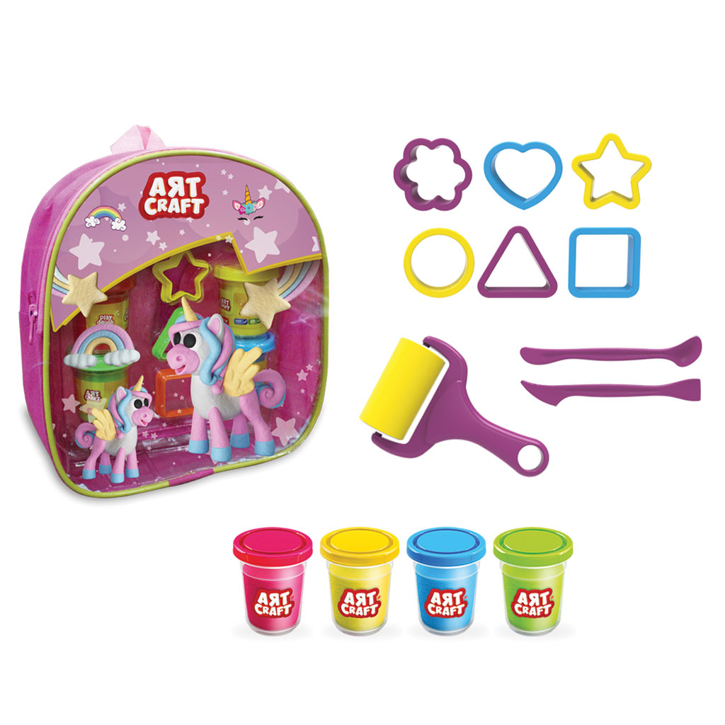 Play Dough - Play Dough Set Unicorn Bag - (Art Craft)