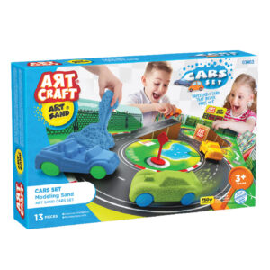 Kinetic Sand - Cars Sand Set - (Art Craft)