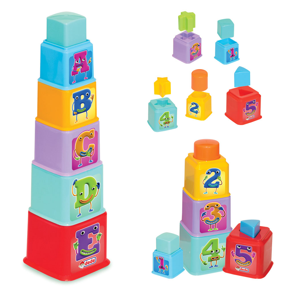 Dede - Square Tower Shape Sorter