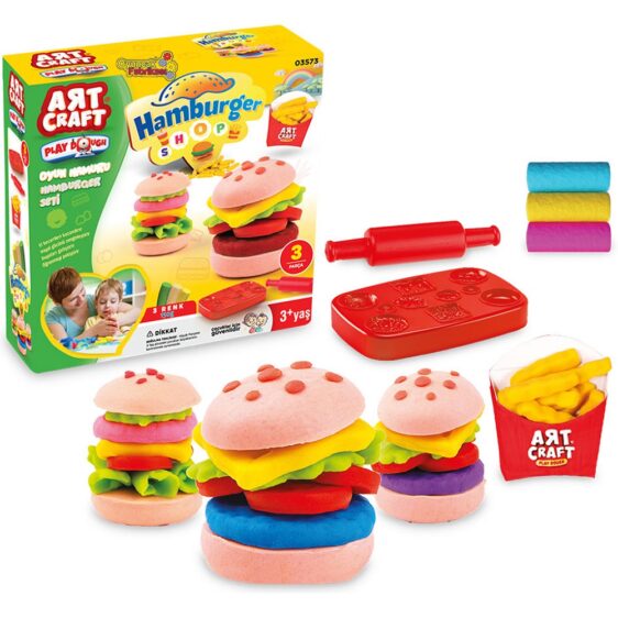 Play Dough - Hamburger Play Dough Set - (Art Craft)