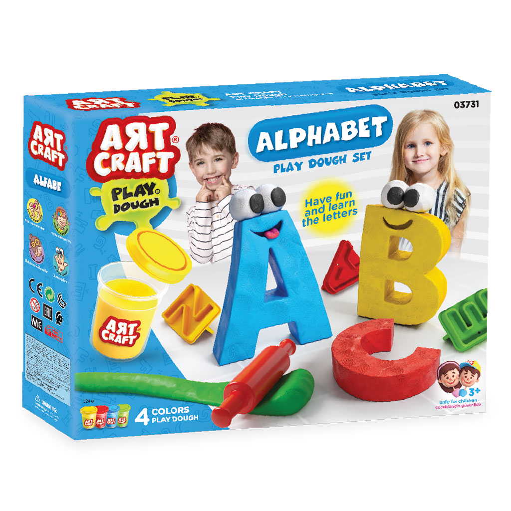 Play Dough - Alphabet Play Dough Set - (Art Craft)