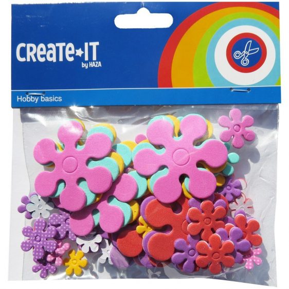Stickers - Foam Flowers - (Create-It)
