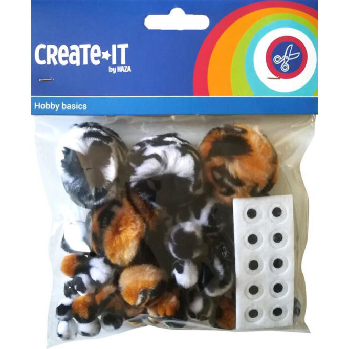 Crafts - Pompoms Animal Mix - (Create-It)